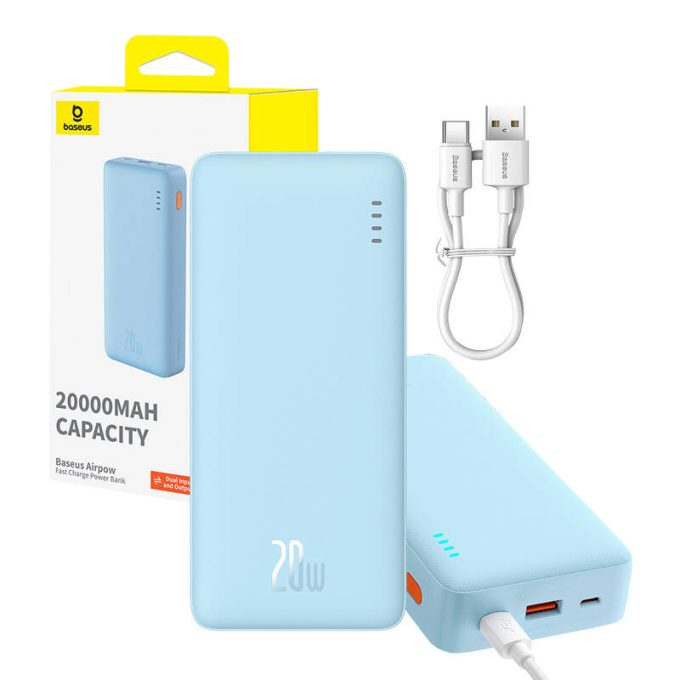 Външна батерия Baseus Airpow, 20000mAh, 20W - Image 31