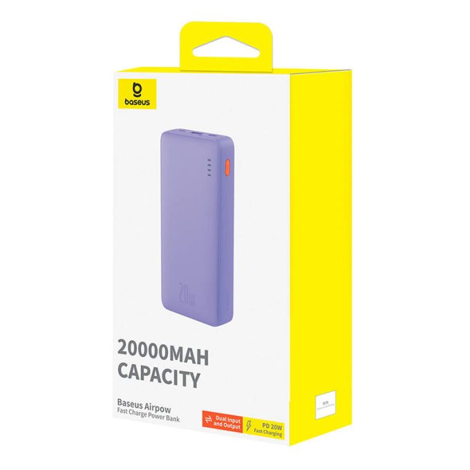 Външна батерия Baseus Airpow, 20000mAh, 20W - Image 36