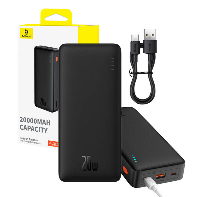 Външна батерия Baseus Airpow, 20000mAh, 20W (P10022804113-00) - Image 5