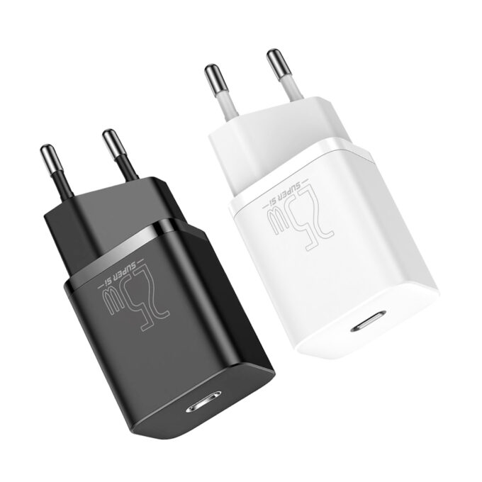 Зарядно устройство 220V Baseus 25W, USB-C, Super Si