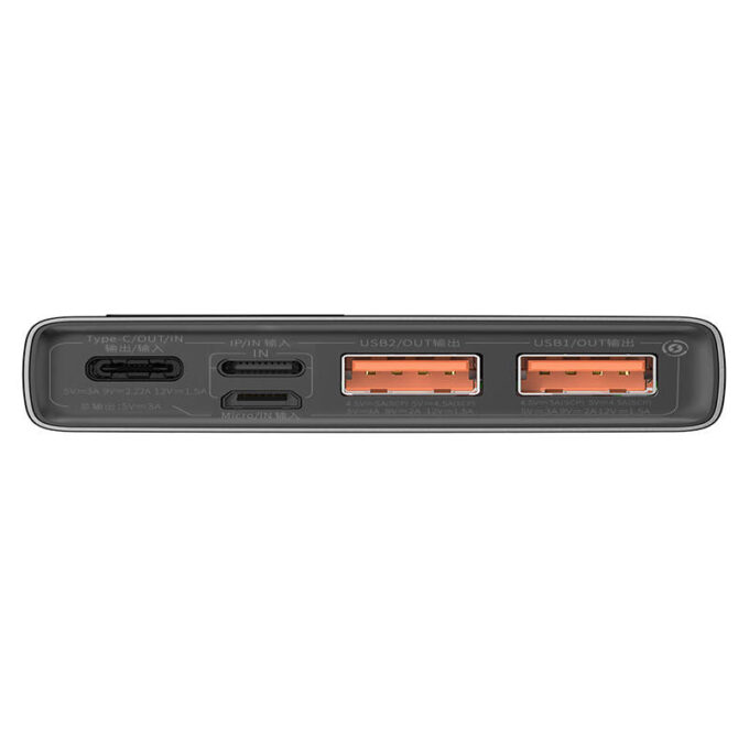Външна батерия Baseus Adaman Metal, 10000mAh, 22.5W (PPAD070001) - Image 3