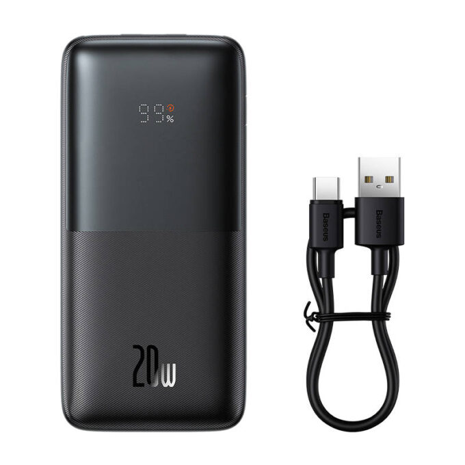 Външна батерия Baseus Bipow Pro, 10000mAh, 20W (PPBD040201) - Image 2
