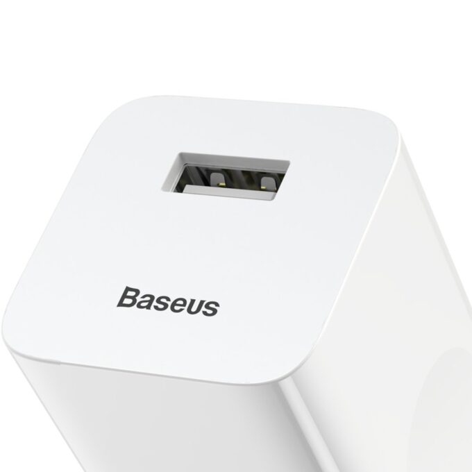 Зарядно устройство 220V BASEUS 24W, USB-A, QC 3.0, 3A, Quick Charge, (CCALL-BX02) - Image 3