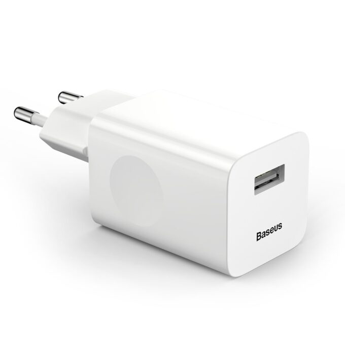 Зарядно устройство 220V BASEUS 24W, USB-A, QC 3.0, 3A, Quick Charge, (CCALL-BX02)