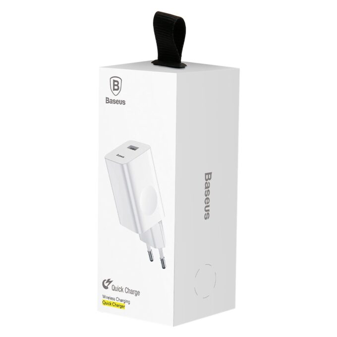 Зарядно устройство 220V BASEUS 24W, USB-A, QC 3.0, 3A, Quick Charge, (CCALL-BX02) - Image 4