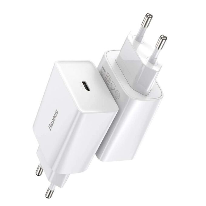 Зарядно устройство 220V BASEUS 20W, USB-C, PD, 3A, Speed Mini (CCFS-SN02)