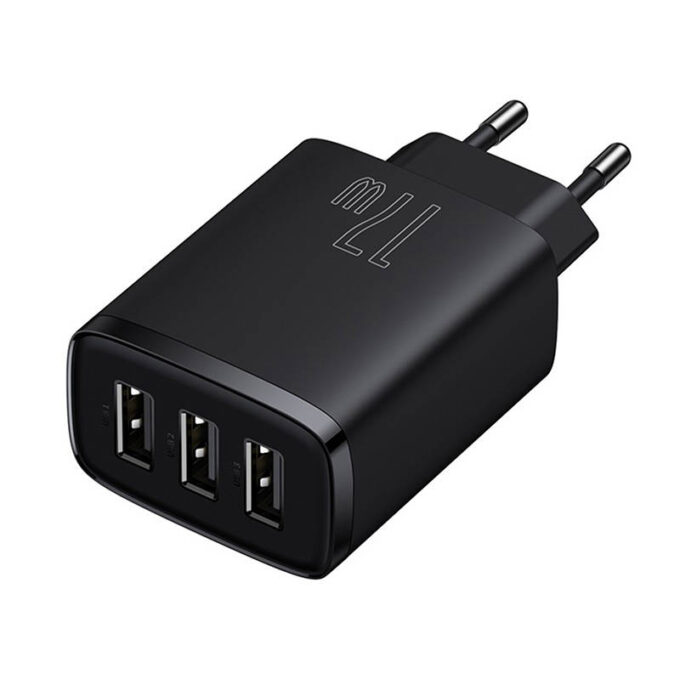 Зарядно устройство 220V Baseus 17W, 3xUSB-A, Compact Series - Image 8