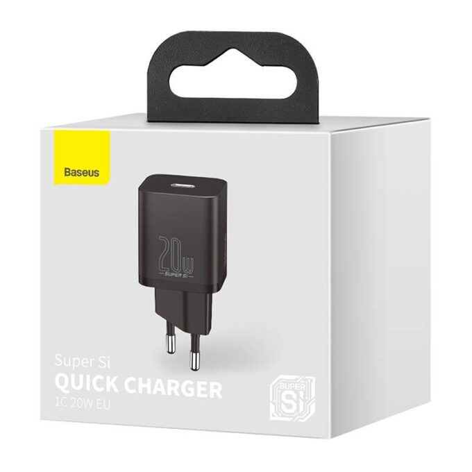 Зарядно устройство 220V BASEUS 20W, USB-C, Super Si - Image 12