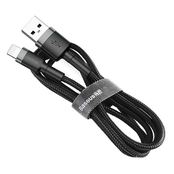 Кабел BASEUS USB-A - Lightning, 0.5м, 2.4A, CAFULE - Image 10