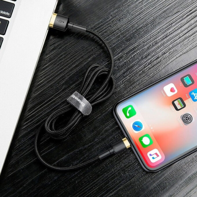 Кабел BASEUS USB-A - Lightning, 1м,2.4A, CAFULE - Image 31