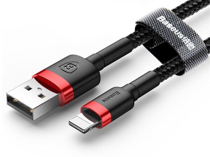 Кабел BASEUS USB-A - Lightning, 1м,2.4A, CAFULE - Image 33