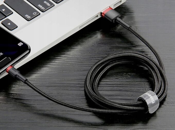 Кабел BASEUS USB-A - Type-C, 1м, 3A, Cafule - Image 16