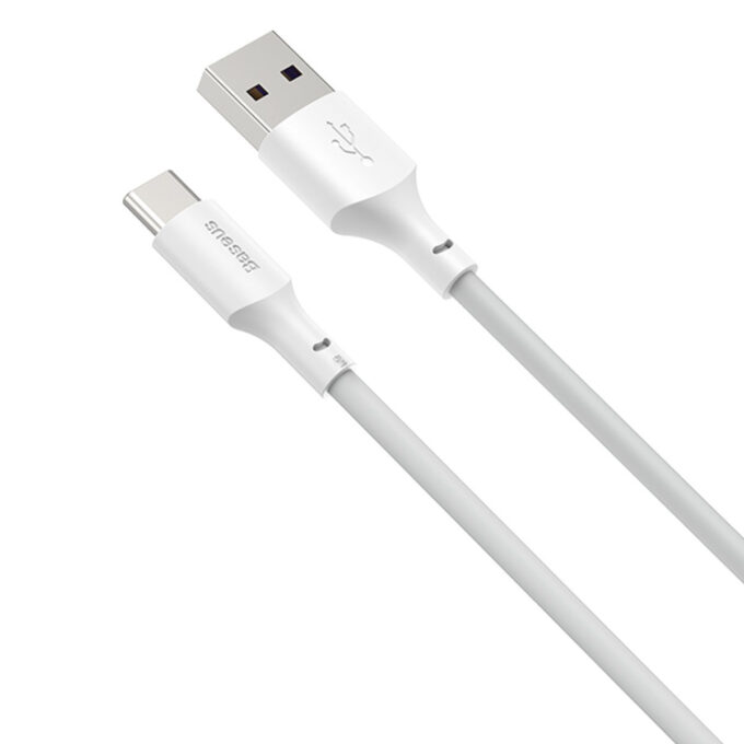 Кабел BASEUS USB-A - Type-C, 1.5м,5A, 40W СЕТ 2 броя (TZCATZJ-02) - Image 4