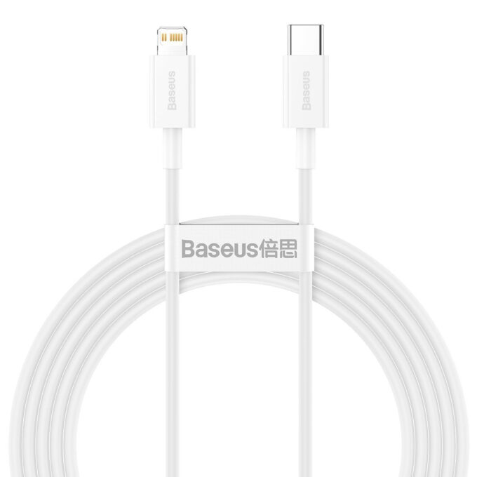 Кабел BASEUS Type-C - Lightning, 2м, 20W, Superior, (CATLYS-C02)