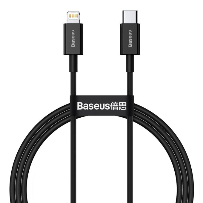 Кабел BASEUS Type-C - Lightning, 1м, 20W, Superior
