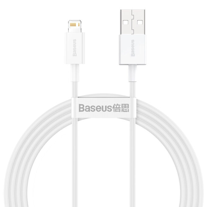 Кабел BASEUS USB-A - Lightning, 1.5м,2.4A, Superior (CALYS-B02)