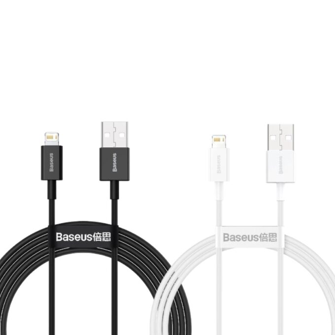 Кабел BASEUS USB-A - Lightning, 1м,2.4A, Superior