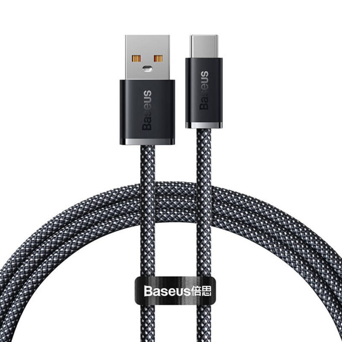 Кабел BASEUS USB-A - Type-C, 1м,5A,100W, Dynamic (CALD000616)