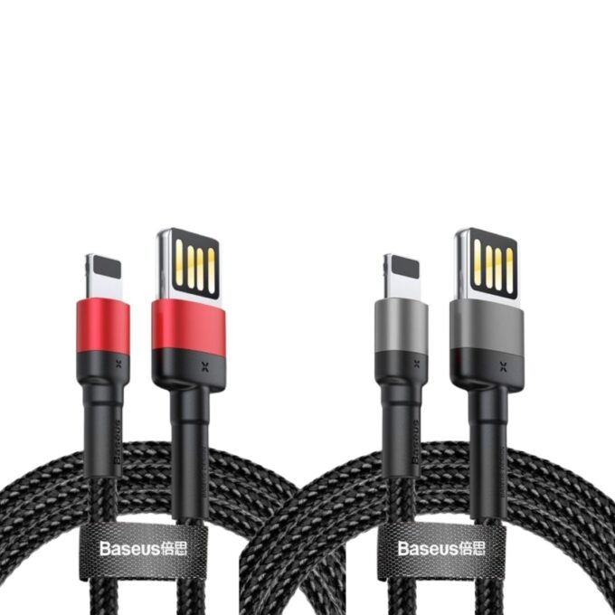 Кабел BASEUS USB-A - Lightning, 1м,2.4A, CAFULE