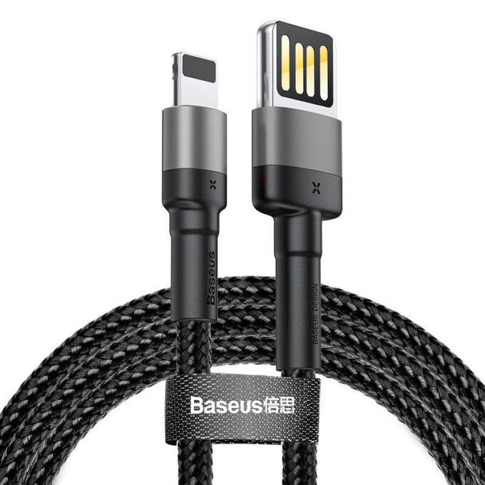 Кабел BASEUS USB-A - Lightning, 1м,2.4A, CAFULE - Image 3