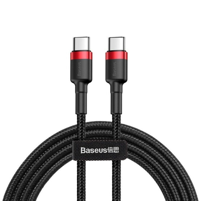 Кабел BASEUS Type-C - Type-C, 1м, 60W, Cafule