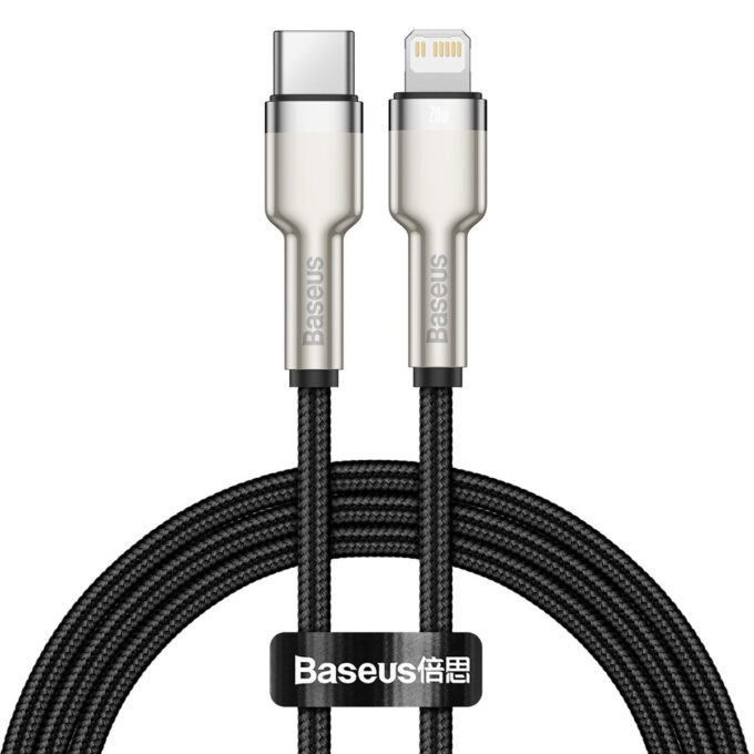 Кабел BASEUS Type-C - Lightning, 1м, 20W, CAFULE