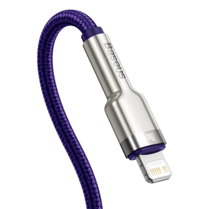 Кабел BASEUS Type-C - Lightning, 1м, 20W, CAFULE - Image 9
