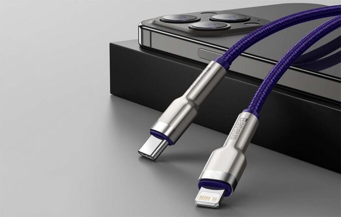 Кабел BASEUS Type-C - Lightning, 1м, 20W, CAFULE - Image 12