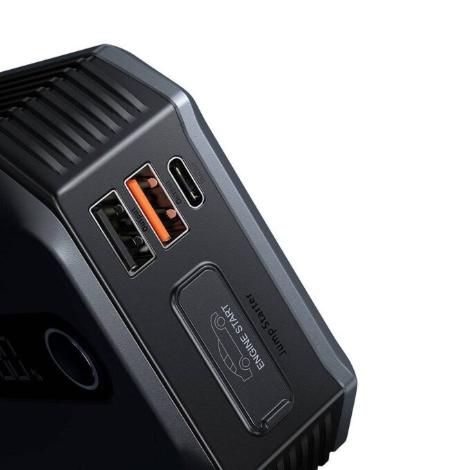 Стартер за автомобил и външна батерия Baseus Energy Max Car - 20 000 mAh, 2000A + фенер (CGNL020001) - Image 4