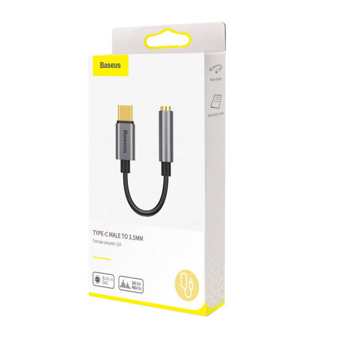 Преходник BASEUS Audio, Type-C към mini jack 3,5mm - Image 10