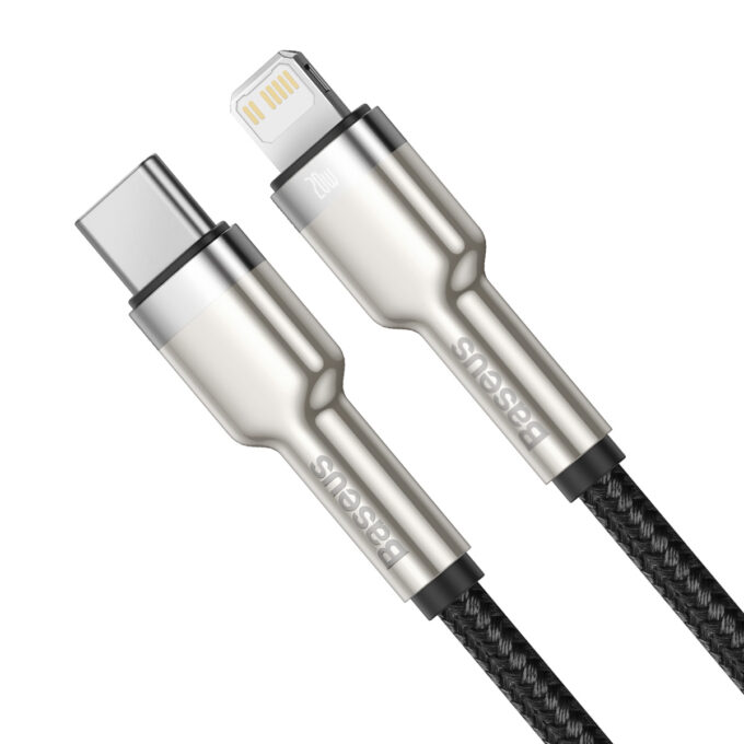 Кабел BASEUS Type-C - Lightning, 1м, 20W, CAFULE - Image 5