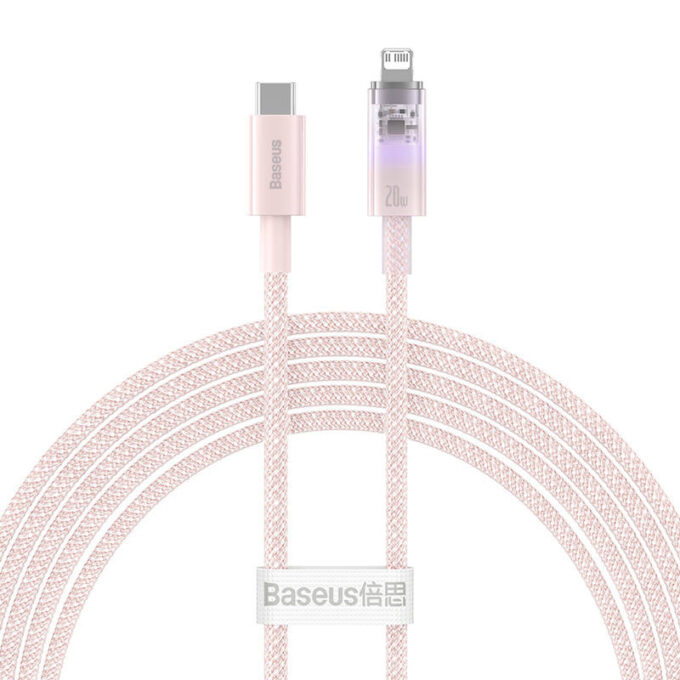 Кабел BASEUS Type-C - Lightning, 2м, 20W, Explorer S, (CATS010304)