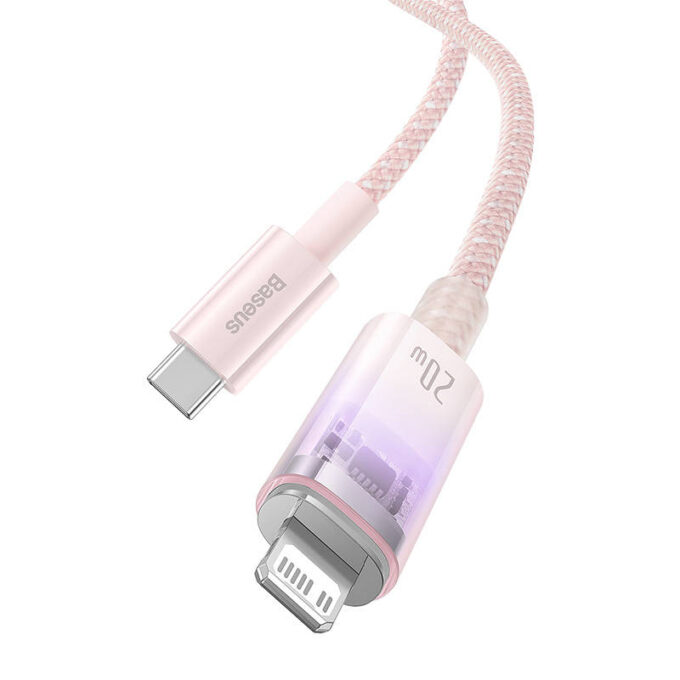 Кабел BASEUS Type-C - Lightning, 2м, 20W, Explorer S, (CATS010304) - Image 3