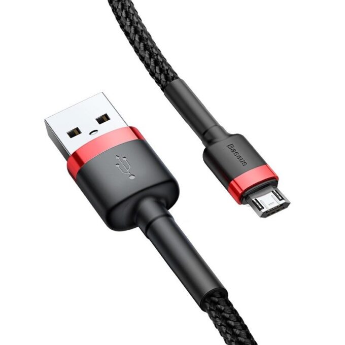 Кабел BASEUS USB-A - Micro USB, 1м, 2.4A CAFULE - Image 8