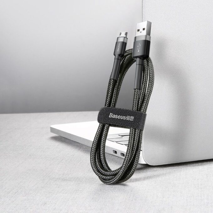 Кабел BASEUS USB-A - Micro USB, 3м, 2A CAFULE (CAMKLF-HG1 ) - Image 8