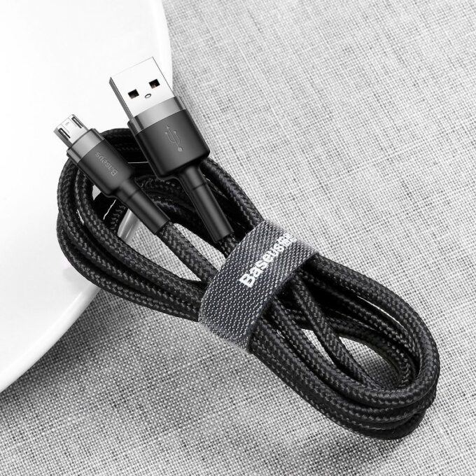 Кабел BASEUS USB-A - Micro USB, 3м, 2A CAFULE (CAMKLF-HG1 ) - Image 9