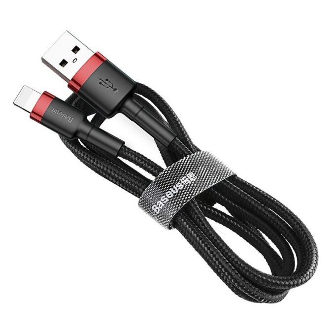 Кабел BASEUS USB-A - Lightning, 3м,2A,Cafule - Image 4