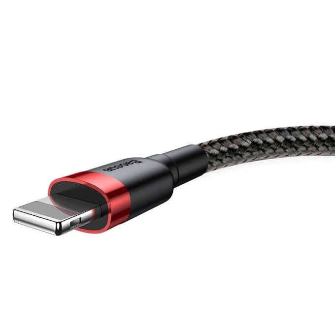 Кабел BASEUS USB-A - Lightning, 3м,2A,Cafule - Image 5
