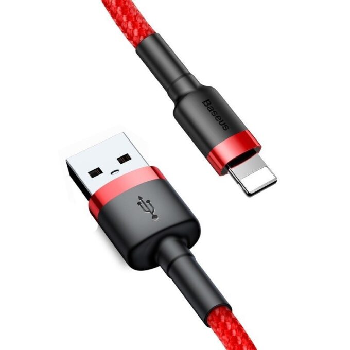 Кабел BASEUS USB-A - Lightning, 3м,2A,Cafule - Image 8