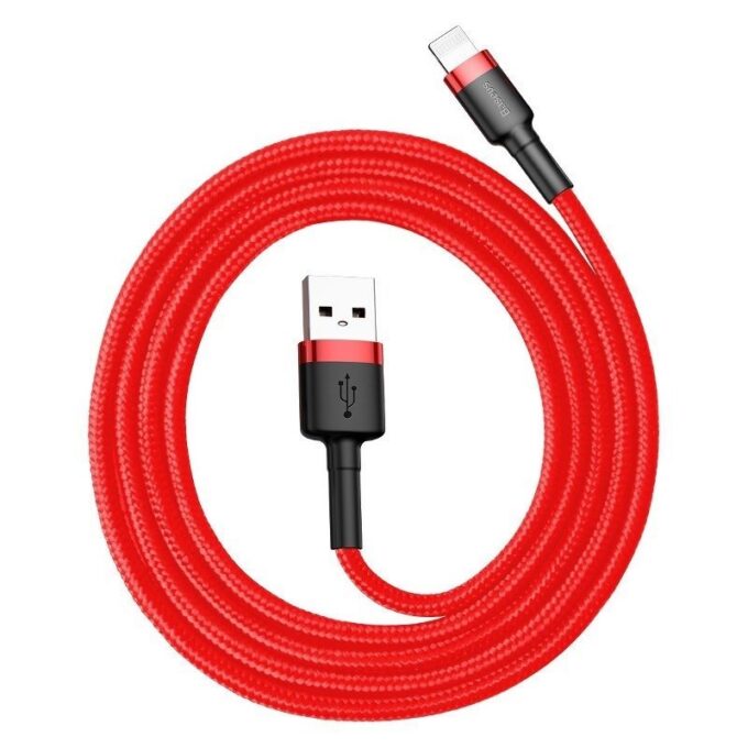 Кабел BASEUS USB-A - Lightning, 3м,2A,Cafule - Image 7