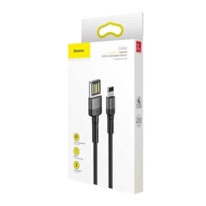 Кабел BASEUS USB-A - Lightning, 2м,1.5A, CAFULE (CALKLF-HG1) - Image 6