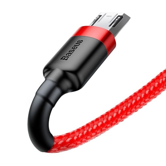Кабел BASEUS USB-A - Micro USB, 1м, 2.4A CAFULE (CAMKLF-B09) - Image 5