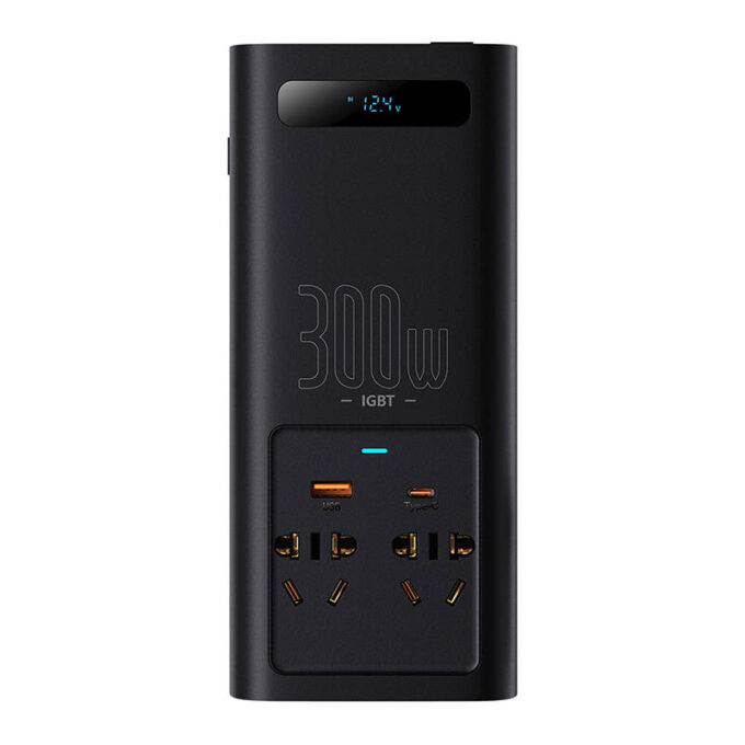 Инвертор за кола Baseus 300W (CGNB010101) - Image 2