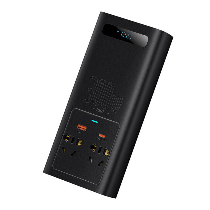 Инвертор за кола Baseus 300W (CGNB010101) - Image 4