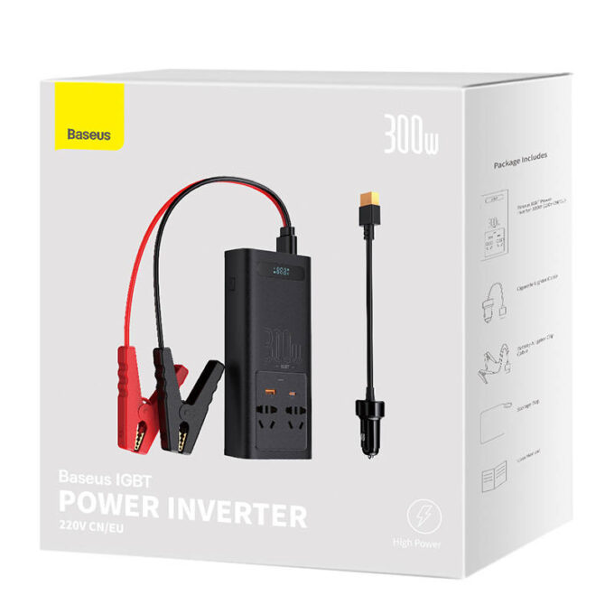 Инвертор за кола Baseus 300W (CGNB010101) - Image 6