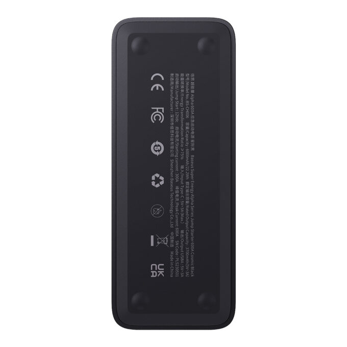 Стартер за автомобил и външна батерия Baseus Super Energy Alpha Starter - 6 000 mAh, 600A + фенер (C00259200121-00) - Image 5