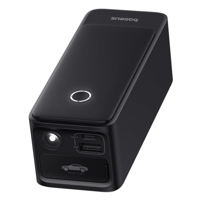 Стартер за автомобил и външна батерия Baseus Super Energy Alpha Starter - 6 000 mAh, 600A + фенер (C00259200121-00) - Image 3