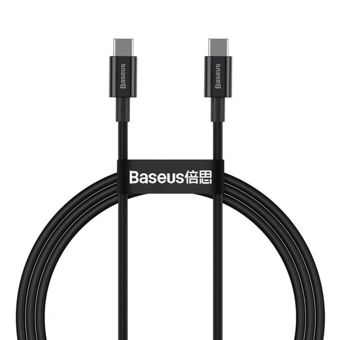 Кабел BASEUS Type-C - Type-C, 1м, 100W, Superior S - Image 3