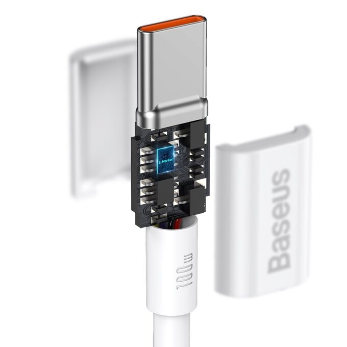 Кабел BASEUS Type-C - Type-C, 1м, 100W, Superior S - Image 10