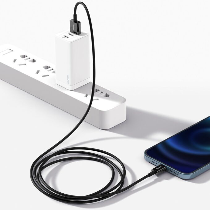 Кабел BASEUS USB-A - Lightning, 2м, 2.4A, Superior - Image 14
